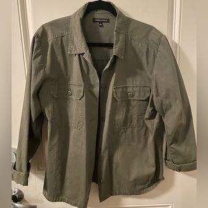 Kylie & Kendall forest green jacket
